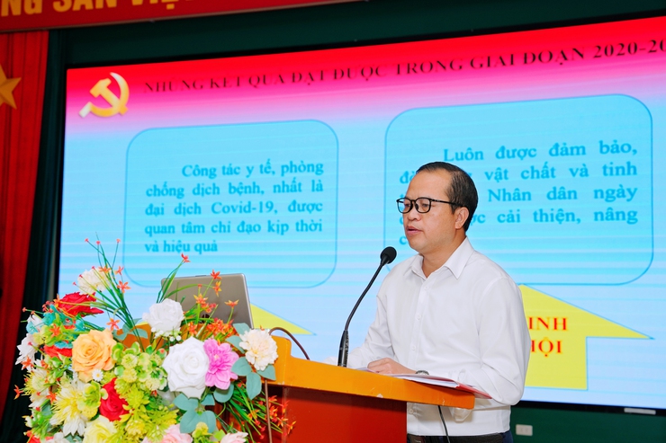 Hội nghị truyên truyền, quán triệt, triển khai Nghị quyết Đại hội Đảng bộ xã Thiên Lộc khóa I và các Chương trình trọng tâm toàn khóa; Báo cáo kết quả Đại hội đại biểu Đảng bộ thành phố Hà Nội khóa XVIII, nhiệm kỳ 2025-2030- Ảnh 5.
