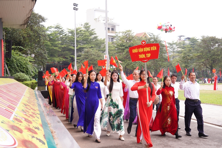 Phường Chương Mỹ long trọng tổ chức Lễ khai mạc Đại hội Thể dục Thể thao lần thứ I, năm 2025- Ảnh 24.