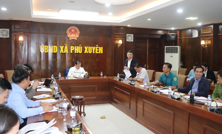 Hội nghị triển khai kế hoạch cưỡng chế tại thôn Nguyên Hanh và tiểu khu Thao Chính- Ảnh 5.