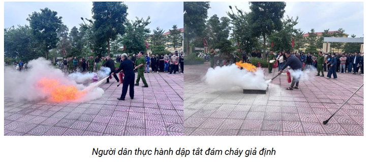 Công an xã Ngọc Hồi tổ chức Hội nghị tuyên truyền, phổ biến kiến thức pháp luật về PCCC và CNCH, hướng dẫn khai báo, cập nhật thông tin cơ sở thuộc diện quản lý về PCCC- Ảnh 4.