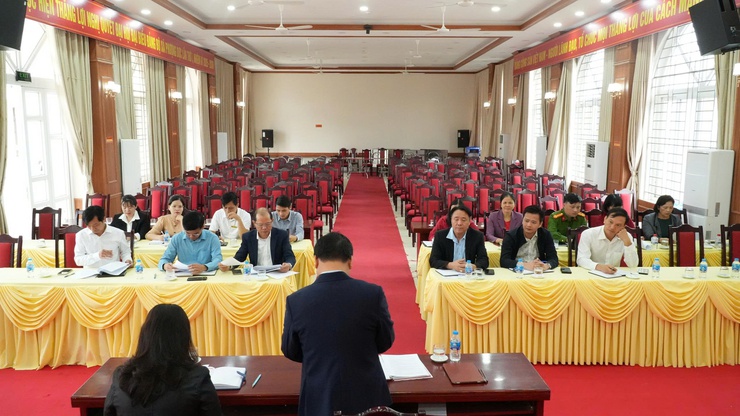 Hội nghị làm việc cơ quan BHXH cơ sở Ứng Hòa về công tác bảo hiểm xã hội, bảo hiểm y tế, phương hướng nhiệm vụ 03 tháng cuối năm 2025- Ảnh 1.
