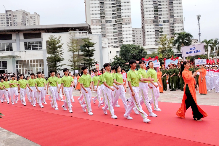 Phường Thanh Xuân: Tổ chức thành công khai mạc Đại hội thể dục thể thao lần thứ I năm 2025- Ảnh 11.