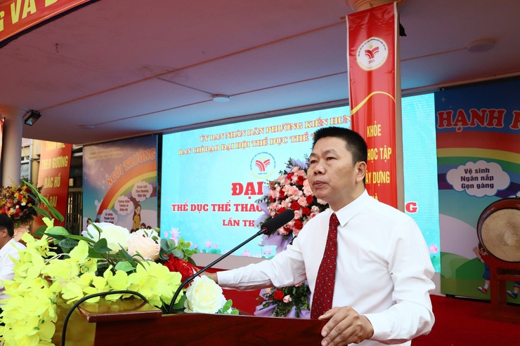 Đại hội Thể dục thể thao phường Kiến Hưng thu hút gần 1.000 người tham gia- Ảnh 1.