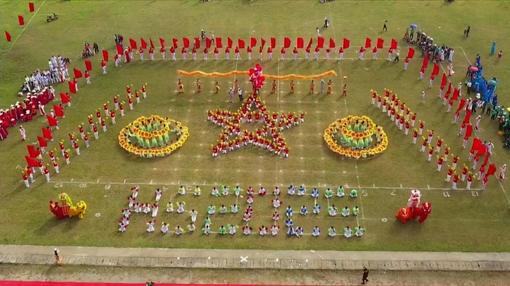 Tưng bừng khai mạc Đại hội Thể dục Thể thao xã Hương Sơn lần thứ I, năm 2025- Ảnh 22.