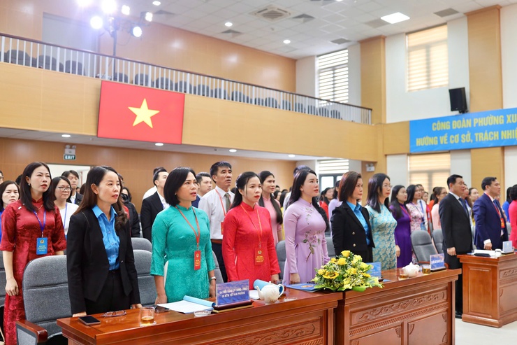 Đại hội Công đoàn phường Xuân Đỉnh lần thứ I: Dấu mốc quan trọng trong chặng đường mới- Ảnh 1.