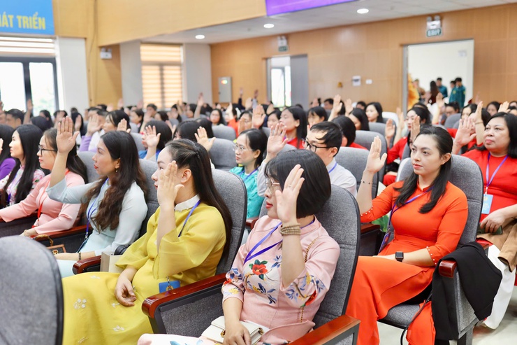 Đại hội Công đoàn phường Xuân Đỉnh lần thứ I: Dấu mốc quan trọng trong chặng đường mới- Ảnh 3.