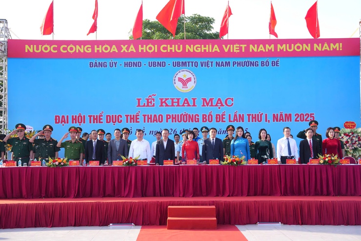 Khai mạc Đại hội thể dục thể thao phường Bồ Đề lần thứ I – năm 2025- Ảnh 15.