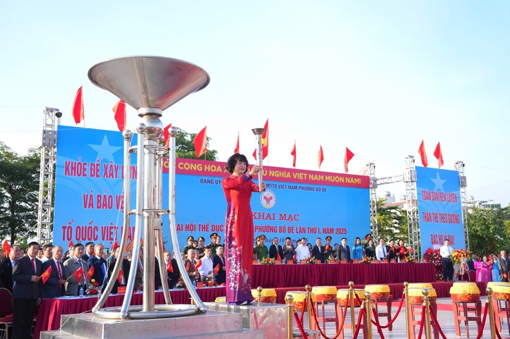 Khai mạc Đại hội thể dục thể thao phường Bồ Đề lần thứ I – năm 2025- Ảnh 16.