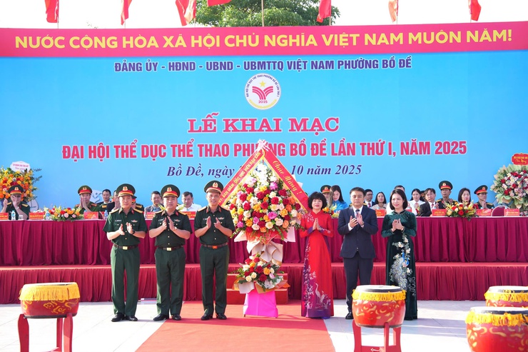 Khai mạc Đại hội thể dục thể thao phường Bồ Đề lần thứ I – năm 2025- Ảnh 14.