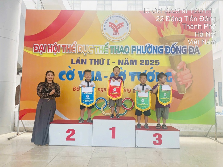 Giải các môn thể thao học sinh trong chương trình Đại hội Thể dục thể thao phường Đống Đa lần thứ I - năm 2025- Ảnh 13.