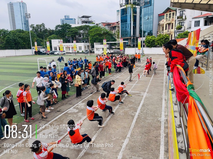 Giải các môn thể thao học sinh trong chương trình Đại hội Thể dục thể thao phường Đống Đa lần thứ I - năm 2025- Ảnh 7.