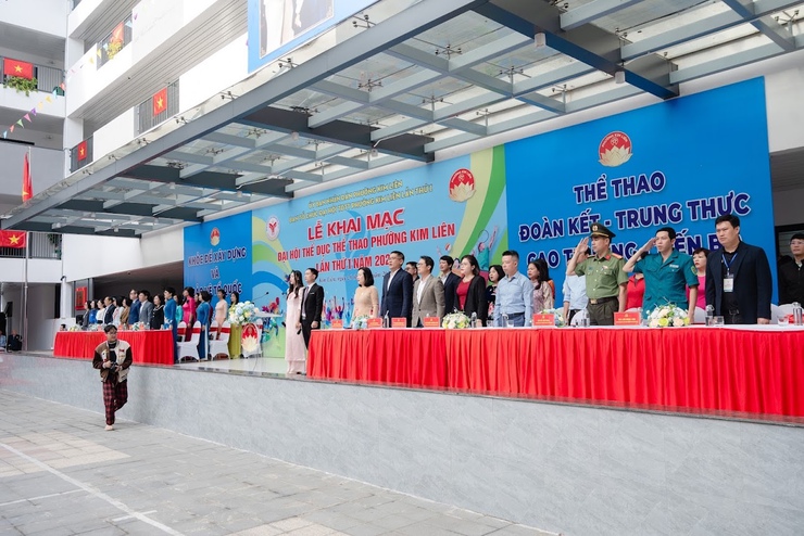 PHƯỜNG KIM LIÊN KHAI MẠC ĐẠI HỘI THỂ DỤC THỂ THAO LẦN THỨ I NĂM 2025- Ảnh 3.