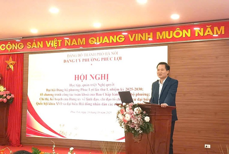Phường Phúc Lợi triển khai 3 chương trình công tác cụ thể hóa 3 khâu đột phá- Ảnh 3.