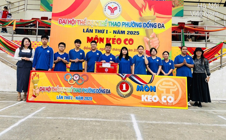 Giải các môn thể thao học sinh trong chương trình Đại hội Thể dục thể thao phường Đống Đa lần thứ I - năm 2025- Ảnh 17.