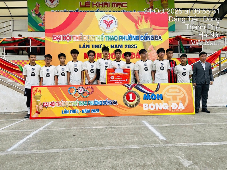 Giải các môn thể thao học sinh trong chương trình Đại hội Thể dục thể thao phường Đống Đa lần thứ I - năm 2025- Ảnh 21.
