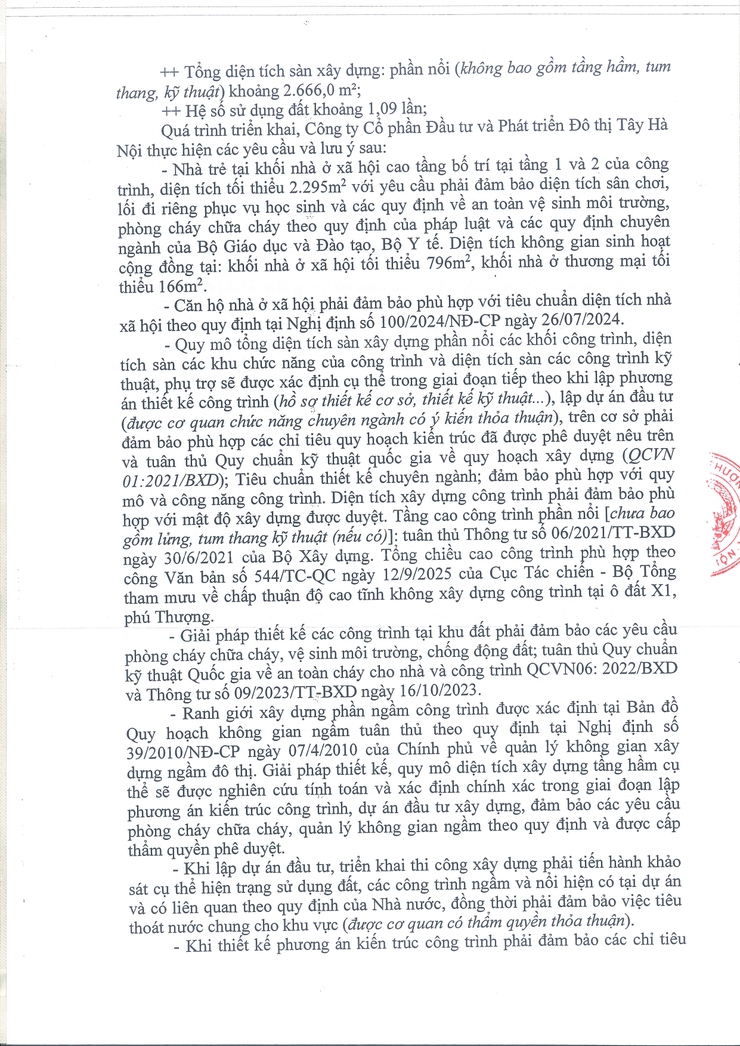 Công bố, công khai Quy hoạch Tổng mặt bằng, tỷ lệ 1/500 tại khu đất X1, phường Phú Thượng, thành phố Hà Nội- Ảnh 5.