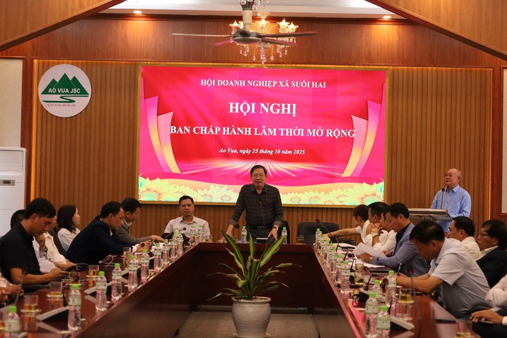 Hội nghị Ban Chấp hành mở rộng nhằm chuẩn bị các nội dung cho Đại hội Hội Doanh nghiệp xã Suối Hai lần thứ Nhất- Ảnh 5.