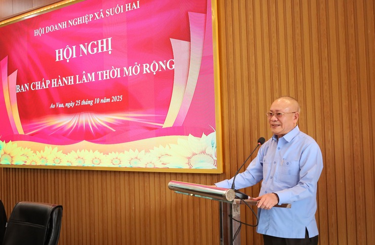 Hội nghị Ban Chấp hành mở rộng nhằm chuẩn bị các nội dung cho Đại hội Hội Doanh nghiệp xã Suối Hai lần thứ Nhất- Ảnh 3.