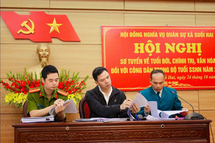 Xã Suối Hai triển khai công tác tuyển chọn, gọi công dân nhập ngũ năm 2026- Ảnh 4.