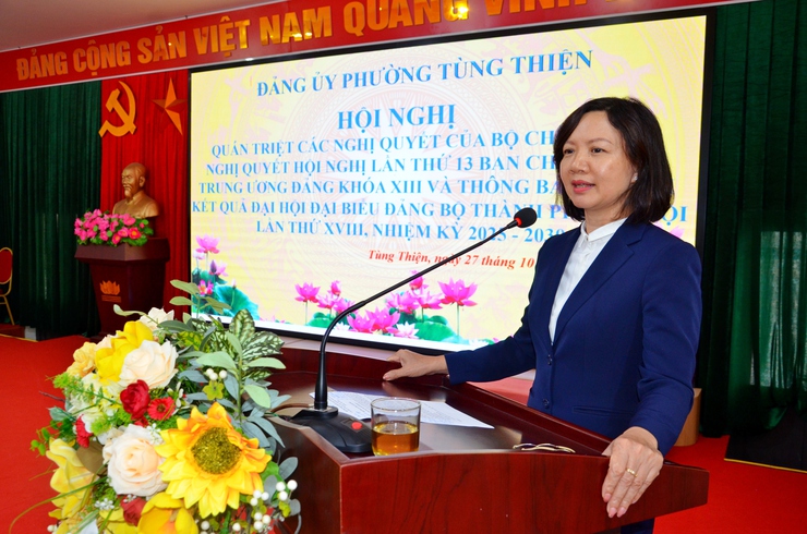 Đảng ủy Phường Tùng Thiện thông báo nhanh kết quả Đại hội Đảng bộ thành phố Hà Nội lần thứ XVIII, nhiệm kỳ 2025 – 2030- Ảnh 3.