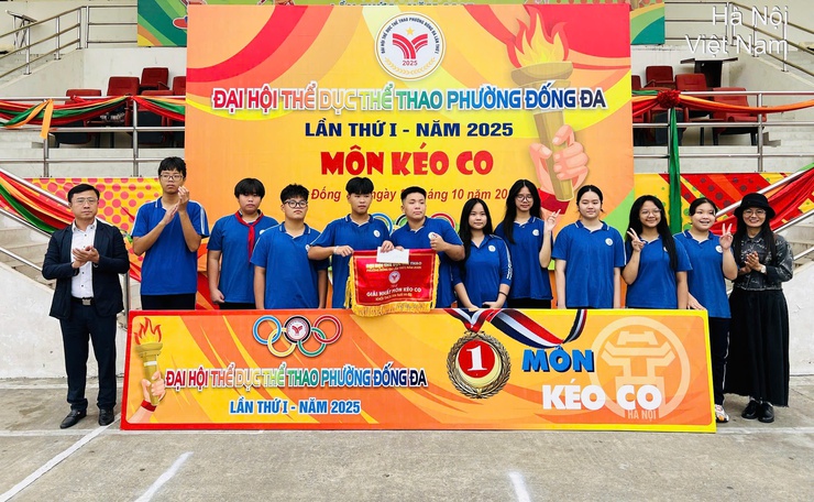 Giải các môn thể thao học sinh trong chương trình Đại hội Thể dục thể thao phường Đống Đa lần thứ I - năm 2025- Ảnh 16.
