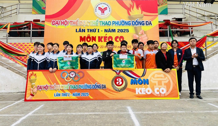 Giải các môn thể thao học sinh trong chương trình Đại hội Thể dục thể thao phường Đống Đa lần thứ I - năm 2025- Ảnh 18.