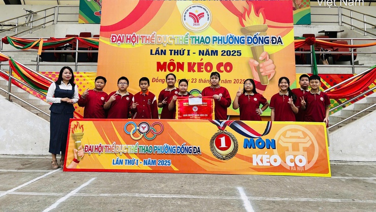 Giải các môn thể thao học sinh trong chương trình Đại hội Thể dục thể thao phường Đống Đa lần thứ I - năm 2025- Ảnh 19.