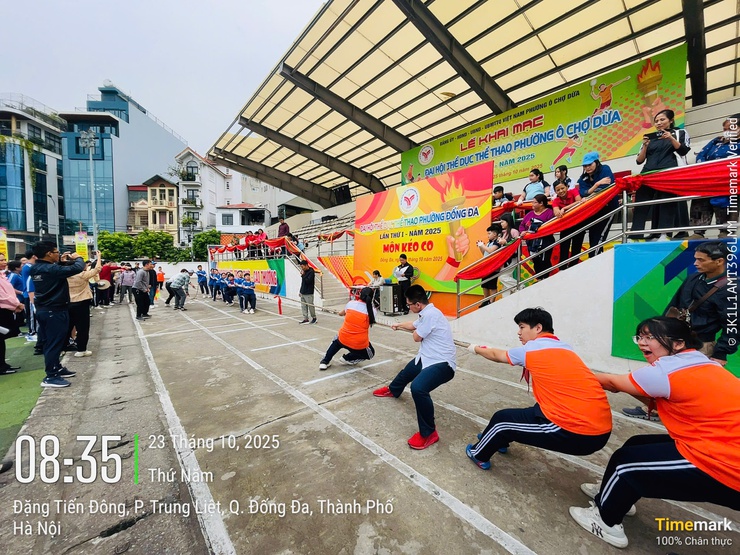Giải các môn thể thao học sinh trong chương trình Đại hội Thể dục thể thao phường Đống Đa lần thứ I - năm 2025- Ảnh 5.