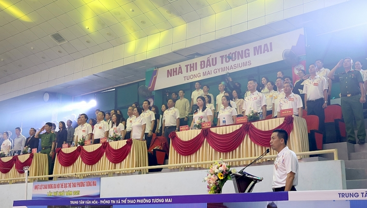 Đại hội Thể dục Thể thao phường Tương Mai lần thứ Nhất: Lan tỏa tinh thần rèn luyện toàn dân- Ảnh 5.