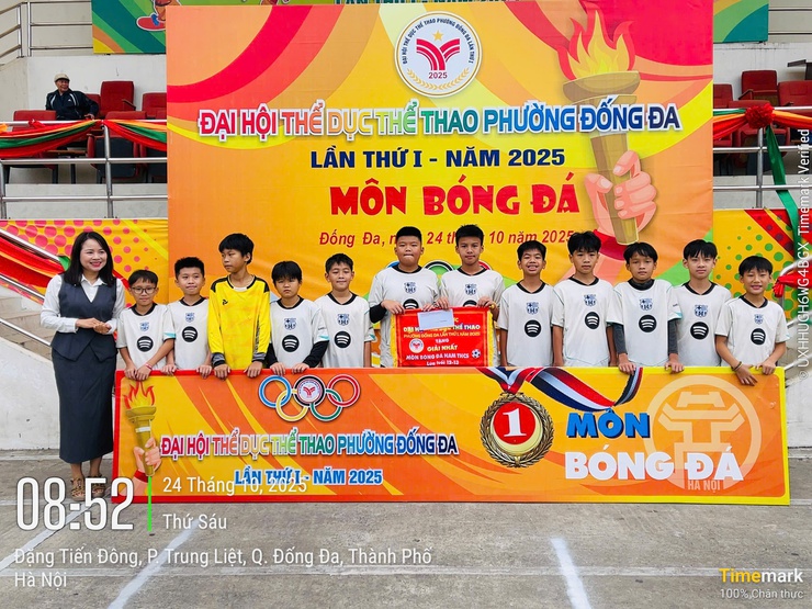 Giải các môn thể thao học sinh trong chương trình Đại hội Thể dục thể thao phường Đống Đa lần thứ I - năm 2025- Ảnh 20.