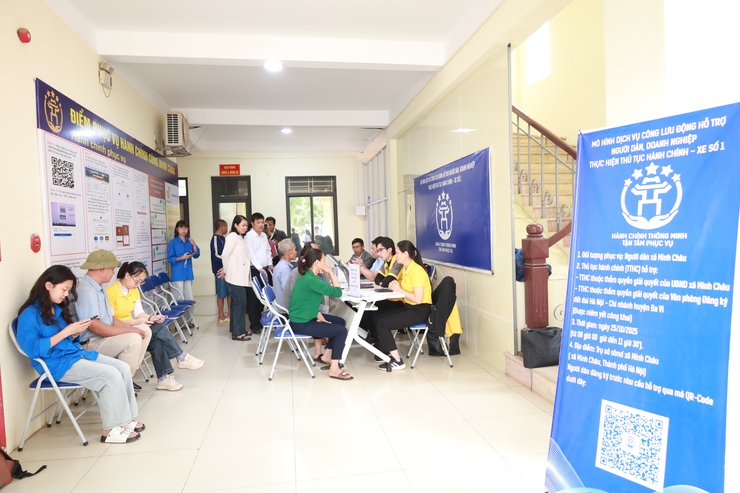 Hà Nội triển khai mô hình “Xe lưu động” tại xã Minh Châu- Ảnh 1.