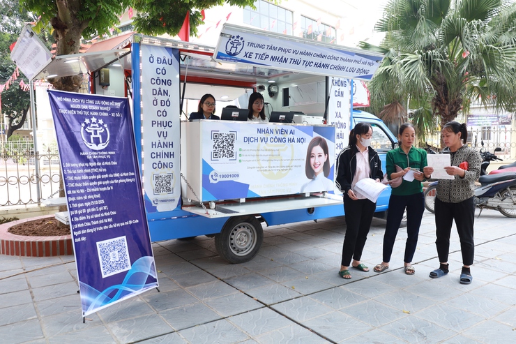 Hà Nội triển khai mô hình “Xe lưu động” tại xã Minh Châu- Ảnh 2.