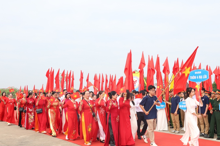 Xã Mê Linh khai mạc Đại hội Thể dục thể thao lần thứ I năm 2025- Ảnh 15.