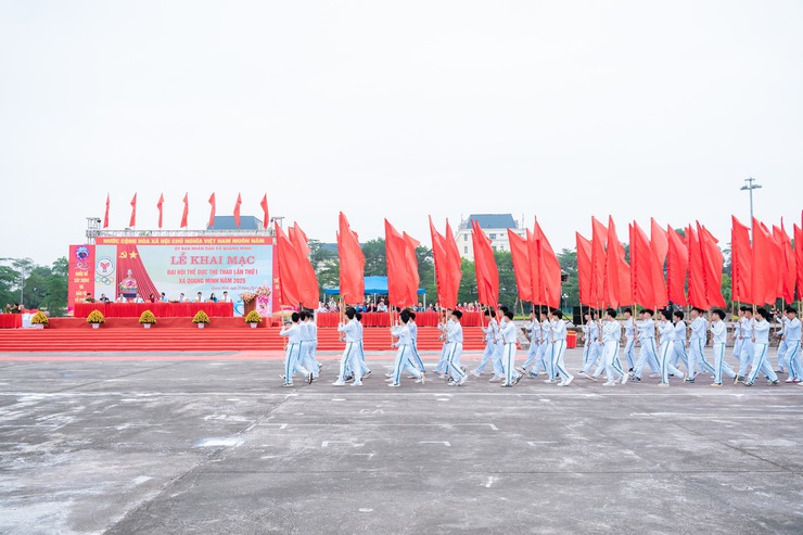 Những hình ảnh ấn tượng tại Lễ khai mạc Đại hội TDTT xã Quang Minh lần thứ I, năm 2025- Ảnh 24.