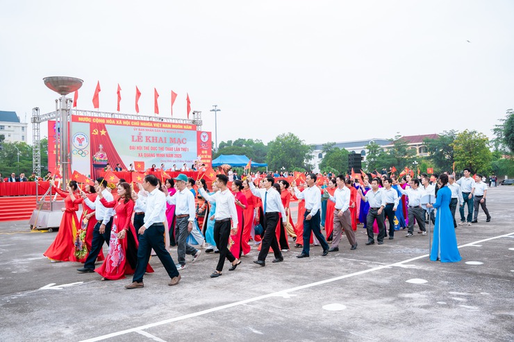 Những hình ảnh ấn tượng tại Lễ khai mạc Đại hội TDTT xã Quang Minh lần thứ I, năm 2025- Ảnh 42.