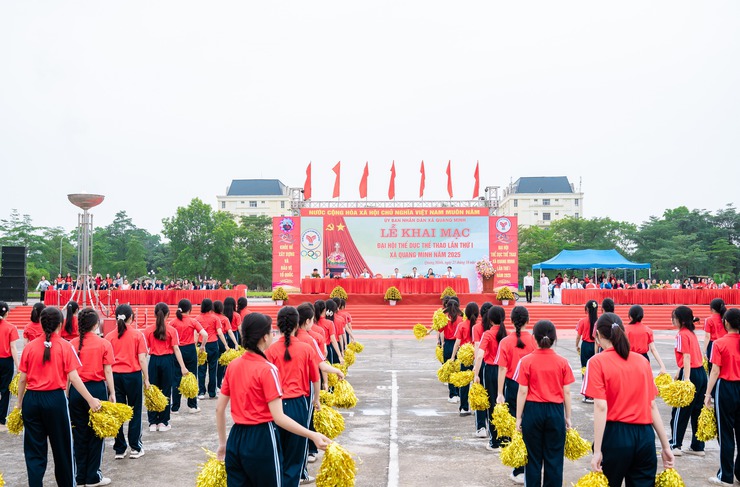Những hình ảnh ấn tượng tại Lễ khai mạc Đại hội TDTT xã Quang Minh lần thứ I, năm 2025- Ảnh 127.