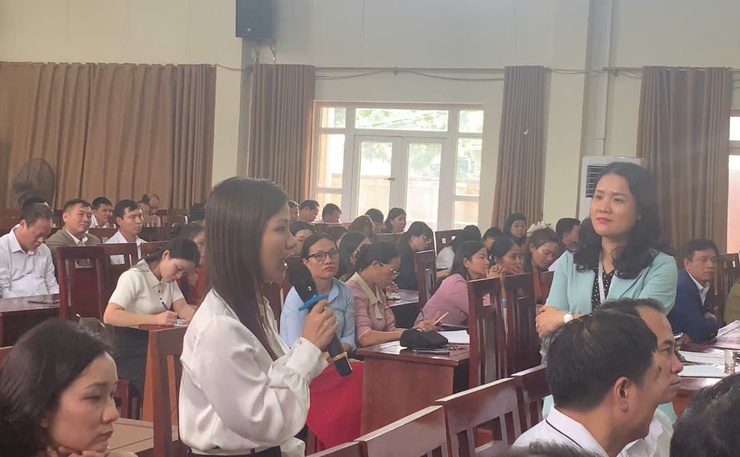 Trung tâm chính trị khu vực Mỹ Đức tập huấn kỹ năng, nghiệp vụ tiếp công dân, Luật khiếu nại và Luật tố cáo- Ảnh 4.
