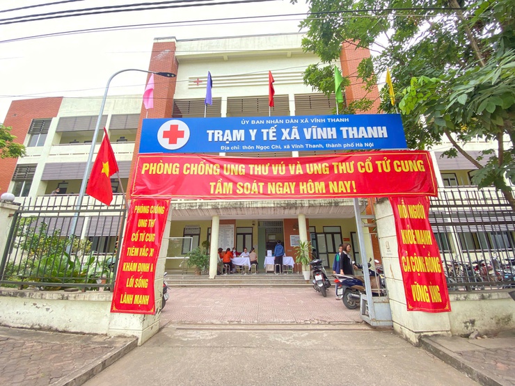 XÃ VĨNH THANH TỔ CHỨC KHÁM TẦM SOÁT, PHÁT HIỆN SỚM UNG THƯ VÚ, UNG THƯ CỔ TỬ CUNG CHO PHỤ NỮ TRÊN ĐỊA BÀN- Ảnh 1.