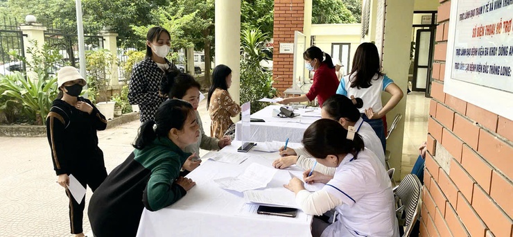 XÃ VĨNH THANH TỔ CHỨC KHÁM TẦM SOÁT, PHÁT HIỆN SỚM UNG THƯ VÚ, UNG THƯ CỔ TỬ CUNG CHO PHỤ NỮ TRÊN ĐỊA BÀN- Ảnh 3.