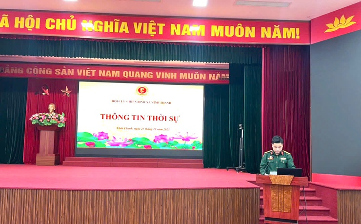 HỘI CỰU CHIẾN BINH XÃ VĨNH THANH TỔ CHỨC HỘI NGHỊ THÔNG TIN THỜI SỰ CHO HỘI VIÊN- Ảnh 5.