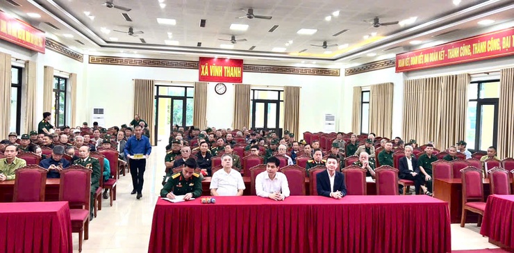 HỘI CỰU CHIẾN BINH XÃ VĨNH THANH TỔ CHỨC HỘI NGHỊ THÔNG TIN THỜI SỰ CHO HỘI VIÊN- Ảnh 2.