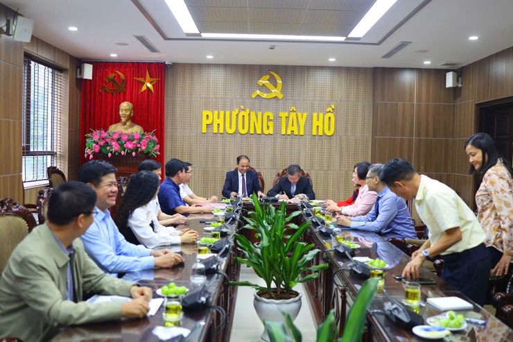 Phường Tây Hồ ký kết chương trình phối hợp với Liên hiệp các tổ chức hữu nghị thành phố Hà Nội, giai đoạn 2025-2030- Ảnh 4.