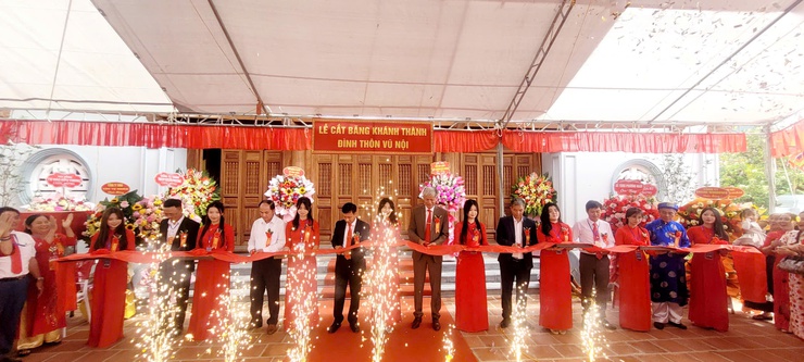 Thôn Vũ Nội long trọng tổ Chức Lễ khánh thành Đình làng, Đài tưởng niệm và Đường làng- Ảnh 5.