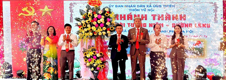 Thôn Vũ Nội long trọng tổ Chức Lễ khánh thành Đình làng, Đài tưởng niệm và Đường làng- Ảnh 7.