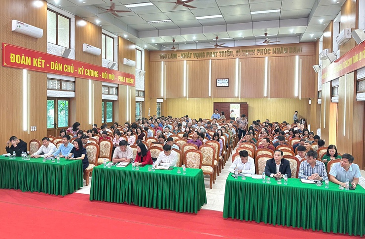 Thư Lâm tổ chức lớp bồi dưỡng công tác Xây dựng Đảng, Tuyên giáo và Dân vận năm 2025- Ảnh 1.