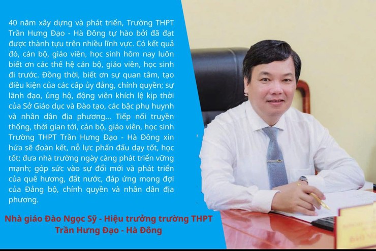 Trường THPT Trần Hưng Đạo – Hà Đông: 40 năm kiến tạo tri thức, nuôi dưỡng khát vọng vươn xa- Ảnh 4.
