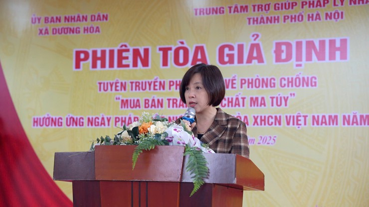 UBND Xã Dương Hoà tổ chức Phiên toà giả định tuyên truyền pháp luật về phòng, chống “Mua, bán trái phép chất ma tuý”- Ảnh 7.