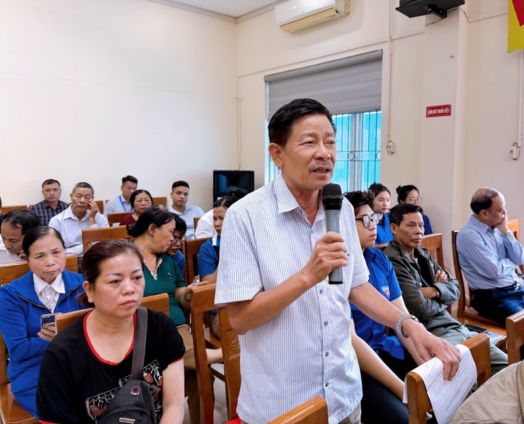 Phường Thanh Liệt: Đối thoại định kỳ giữa người đứng đầu cấp ủy, chính quyền với MTTQ, các tổ chức chính trị - xã hội và nhân dân- Ảnh 4.