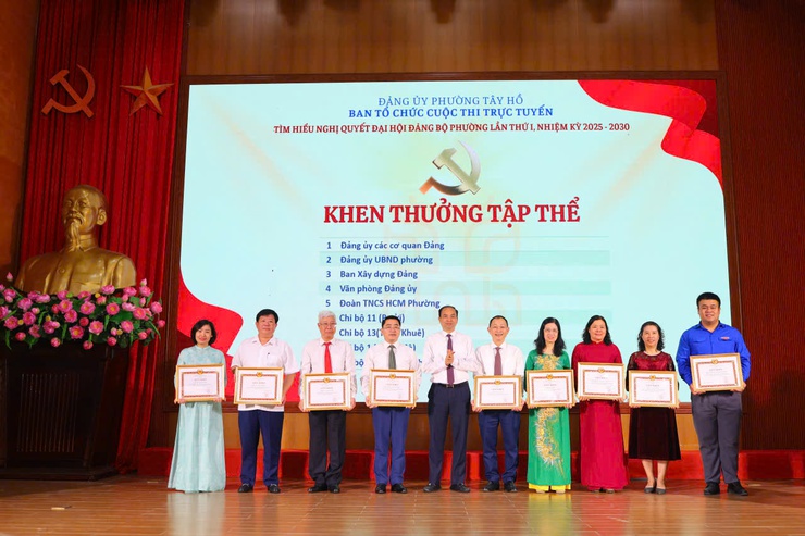Phường Tây Hồ: Thông báo kết quả Đại hội Đảng bộ Thành phố lần thứ XVIII và triển khai các Chương trình, Kế hoạch công tác toàn khóa, nhiệm kỳ 2025–2030- Ảnh 5.