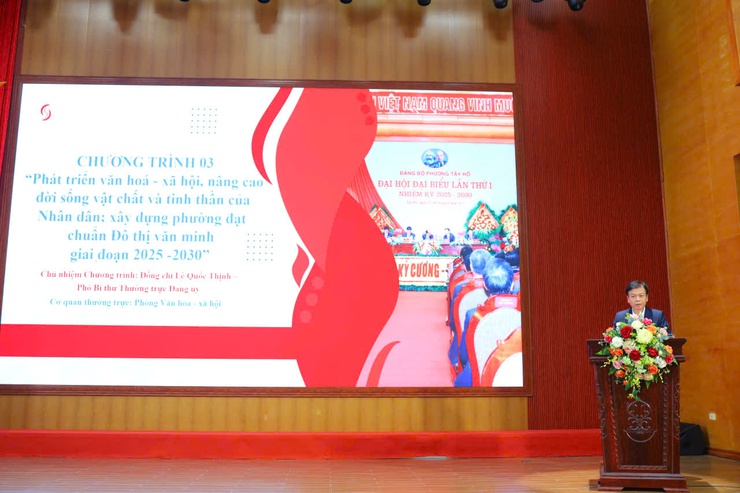 Phường Tây Hồ: Thông báo kết quả Đại hội Đảng bộ Thành phố lần thứ XVIII và triển khai các Chương trình, Kế hoạch công tác toàn khóa, nhiệm kỳ 2025–2030- Ảnh 2.